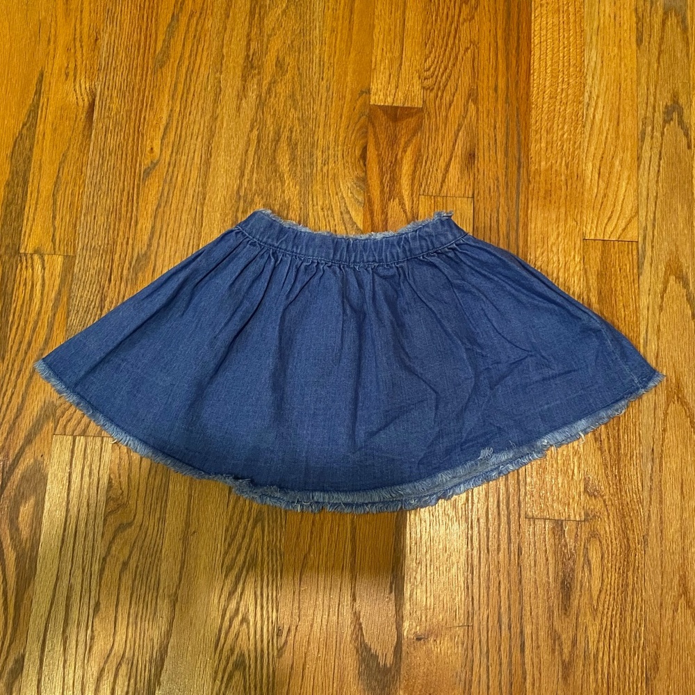 Zara Girls Denim Mini Skirt - Size 6